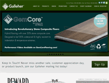 Tablet Screenshot of galleher.com